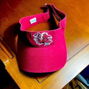 USC Gamecock logo visor The Game brand cotton